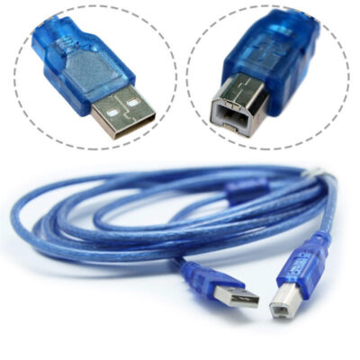 Printer Cable Crystal Blue 1.5