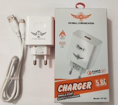 HT92 QC3.0 Adapter & Cable (Charger) Type C