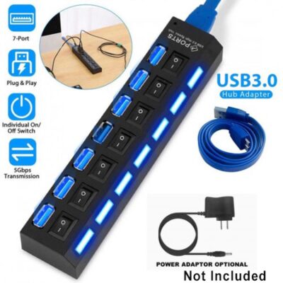 7 Ports Fast Usb Hub 3.0